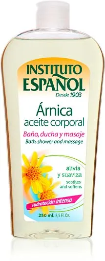 Интенсивное увлажнение Aceite corporal arnica Instituto Español, 250 ml
Интенсивное увлажнение Aceite corporal arnica Instituto Español, 250 ml