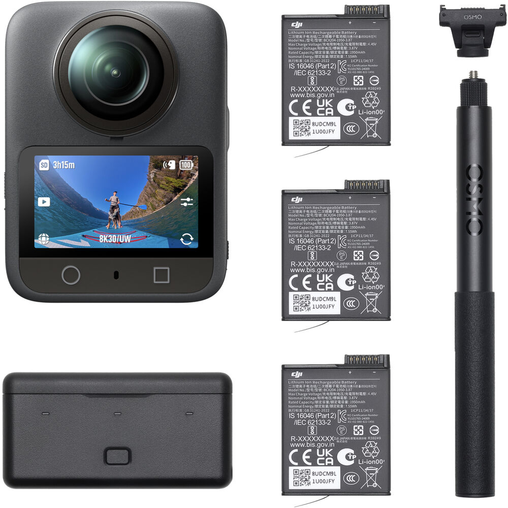 Экшн-камера DJI Osmo 360 Action Camera Adventure Combo CP.OS.00000442.02
Экшн-камера DJI Osmo 360 Action Camera Adventure Combo CP.OS.00000442.02