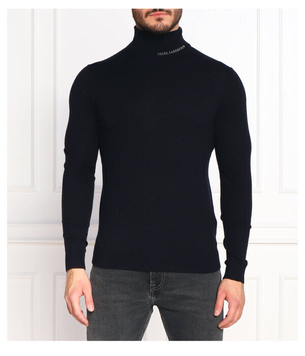 Водолазка мужская Karl Lagerfeld с логотипом на воротнике, синий
Водолазка мужская Karl Lagerfeld с логотипом на воротнике, синий