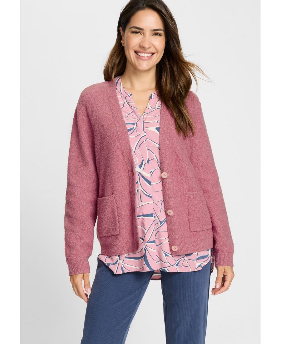 Женский кардиган из букле Olsen, Vintage pink
Женский кардиган из букле Olsen, Vintage pink
