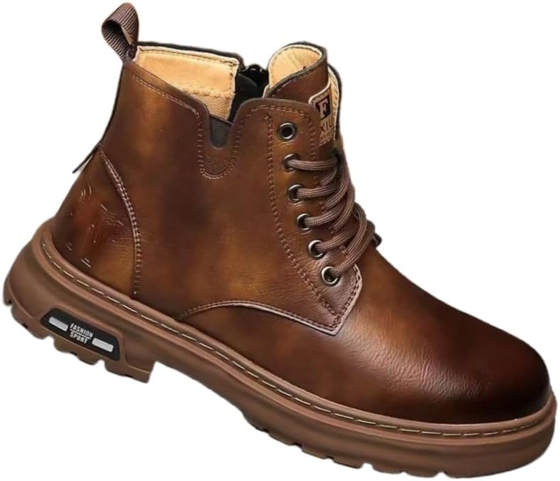 Ретро высокие ботинки - модные короткие мужские ботинки большого размера для альпинизма, активного отдыха, путешествий, подходят для всех сезонов Fmshi, коричневый
Ретро высокие ботинки - модные короткие мужские ботинки большого размера для альпинизма, активного отдыха, путешествий, подходят для всех сезонов Fmshi, коричневый