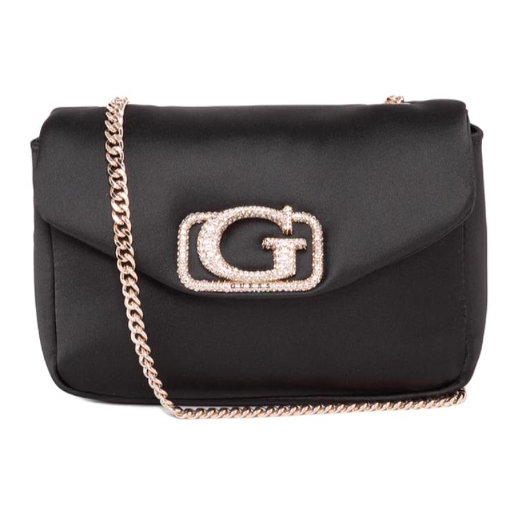 GUESS Тканевая сумка через плечо среднего размера женская черная, Black
GUESS Тканевая сумка через плечо среднего размера женская черная, Black