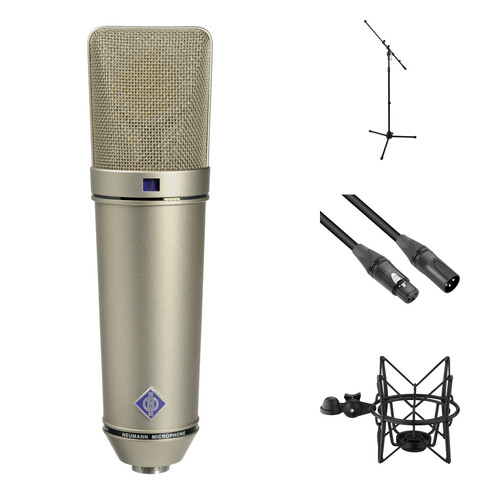 Комплект многодиапазонного конденсаторного микрофона Neumann U 87 Ai с большой диафрагмой (никель)
Комплект многодиапазонного конденсаторного микрофона Neumann U 87 Ai с большой диафрагмой (никель)