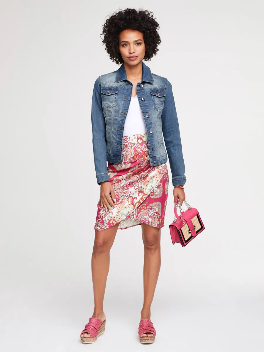 Джинсовая куртка LINEA TESINI by Heine, без капюшона, синий
Джинсовая куртка LINEA TESINI by Heine, без капюшона, синий