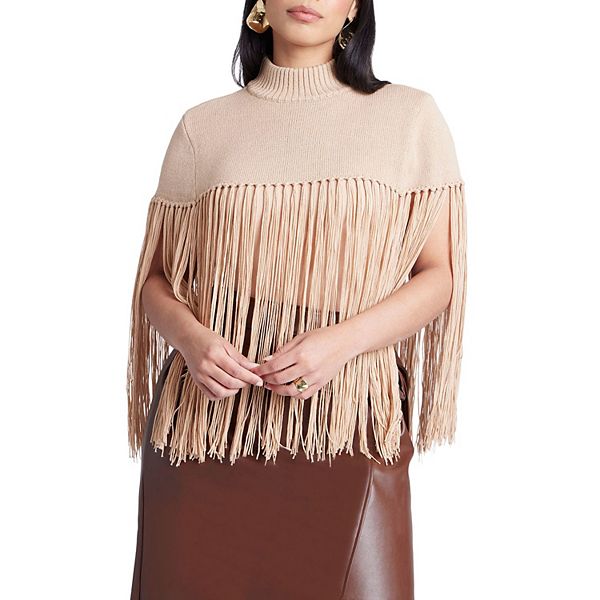Женский свитер с бахромой Plus Size Eloquii, Camel
Женский свитер с бахромой Plus Size Eloquii, Camel