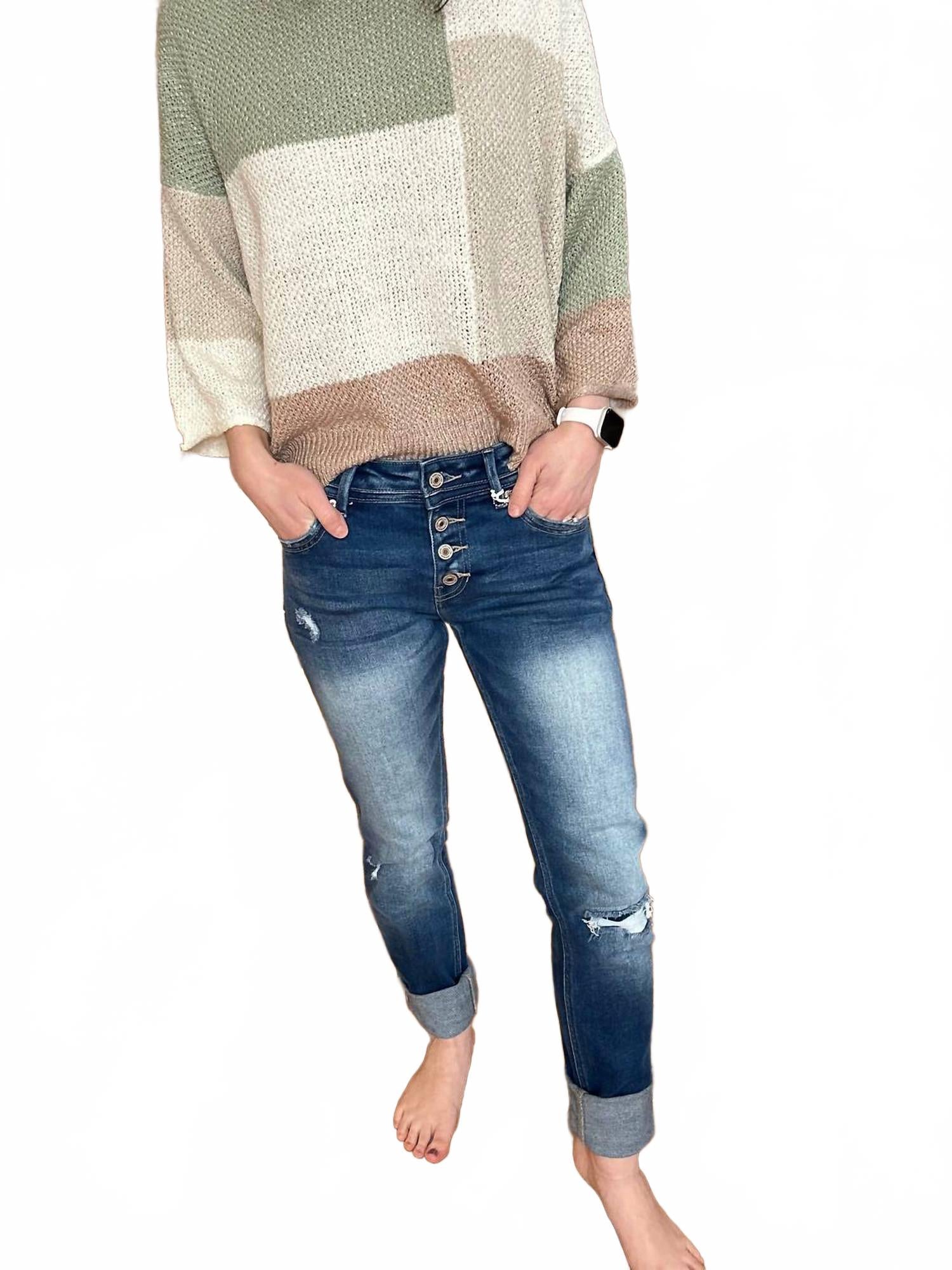 Элла Мид Райз Скинни Стрит Кантри Джинсы в темном цвете KanCan, Dark
Элла Мид Райз Скинни Стрит Кантри Джинсы в темном цвете KanCan, Dark