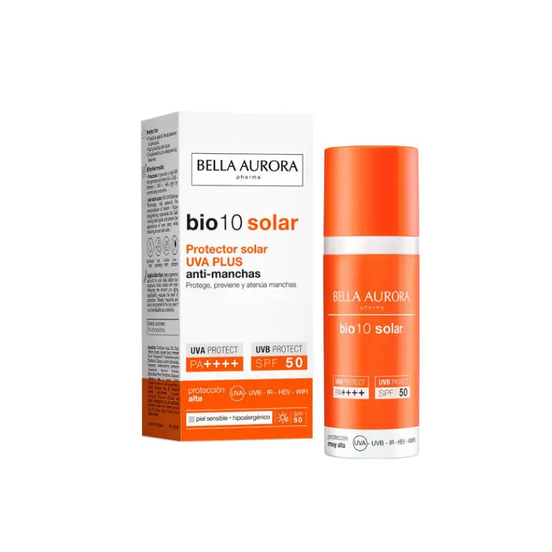 Солнцезащитный крем Bio 10 Solar Protector Facial Para Piel Sensible Spf50+ Bella Aurora, 50 мл
Солнцезащитный крем Bio 10 Solar Protector Facial Para Piel Sensible Spf50+ Bella Aurora, 50 мл