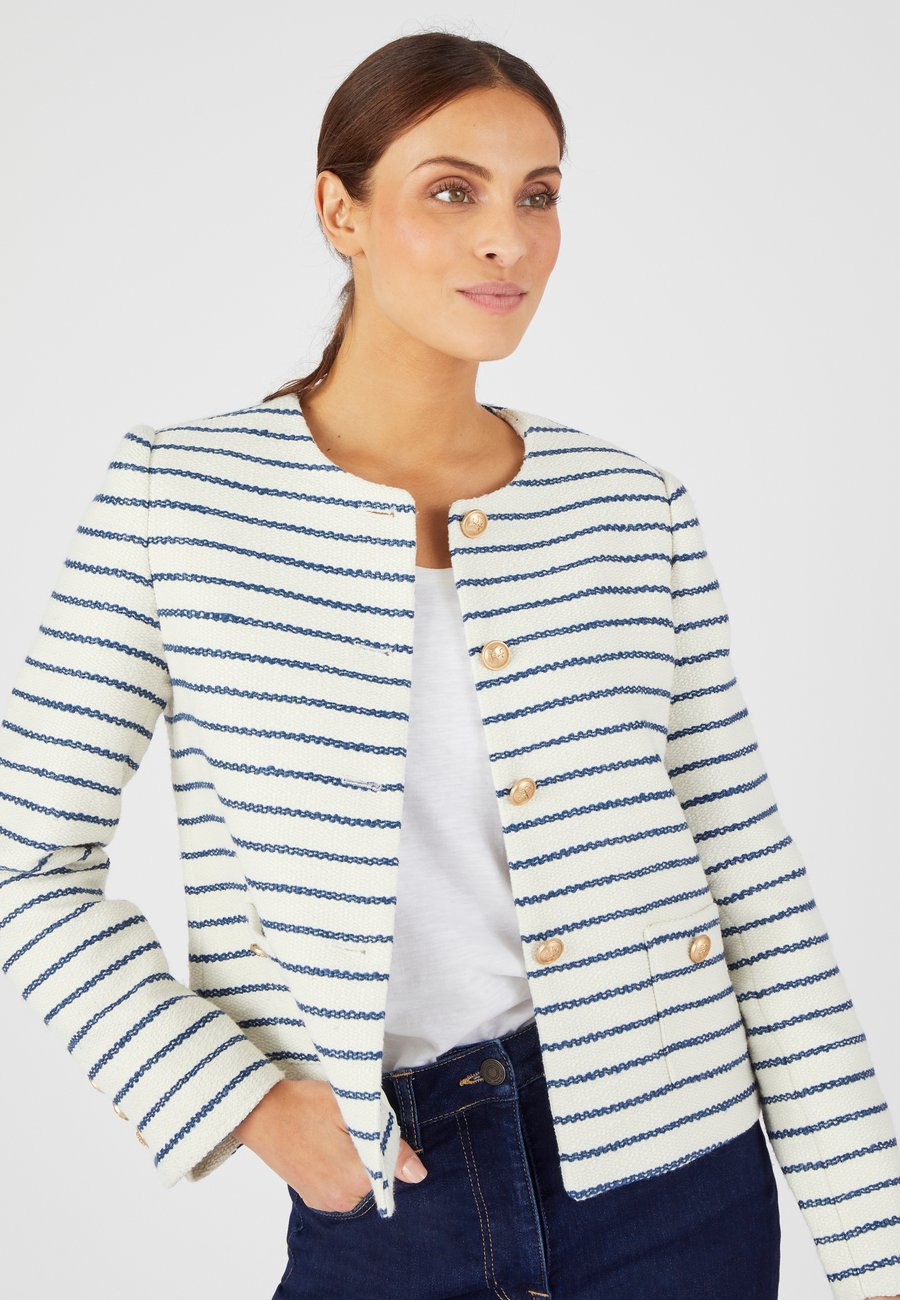 Кардиган Damart Cardigan, Ecru Rayé/Brown
Кардиган Damart Cardigan, Ecru Rayé/Brown