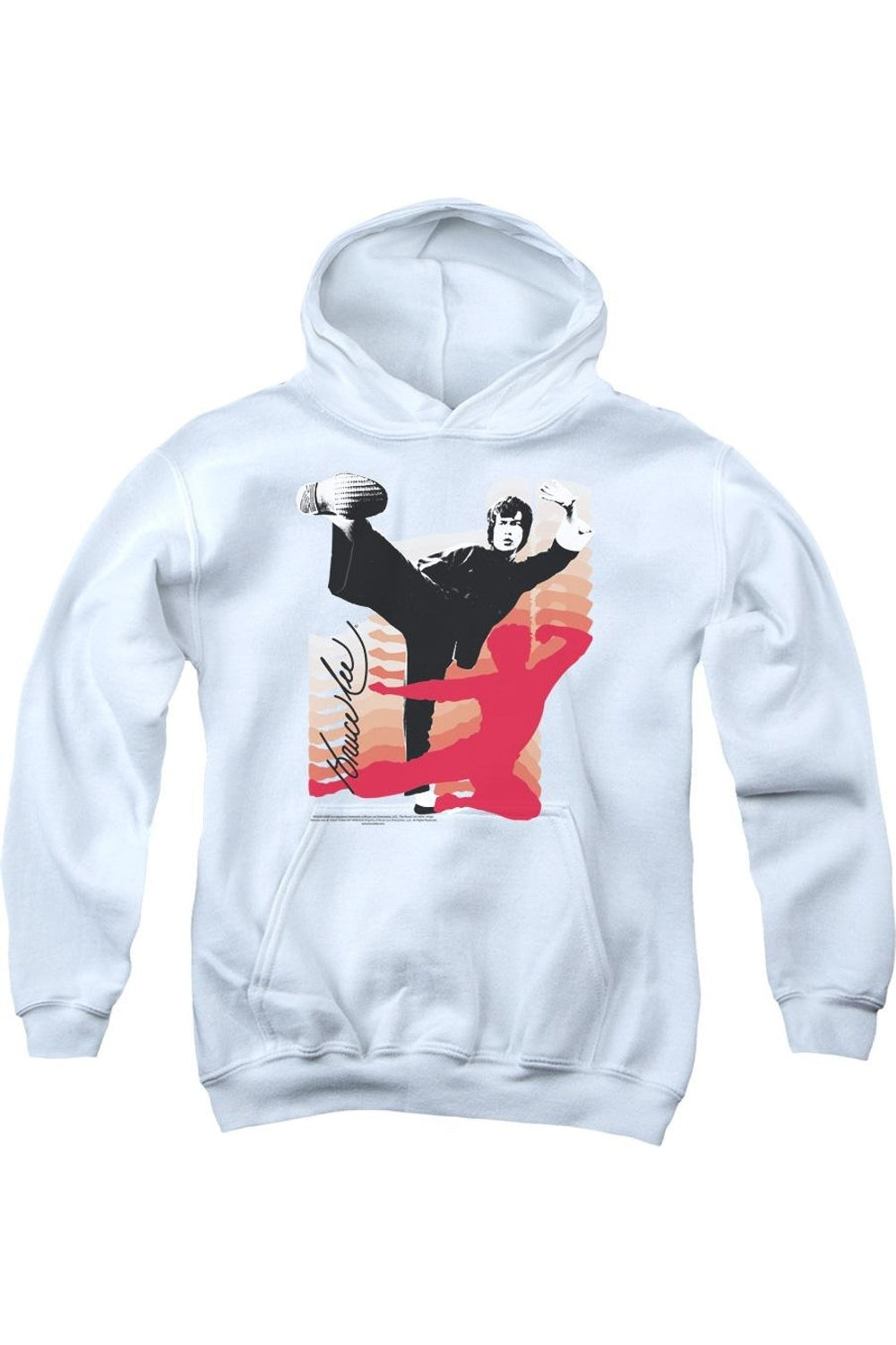 Брюс Ли Kick It Молодежная Толстовка с капюшоном Gildan, белый
Брюс Ли Kick It Молодежная Толстовка с капюшоном Gildan, белый