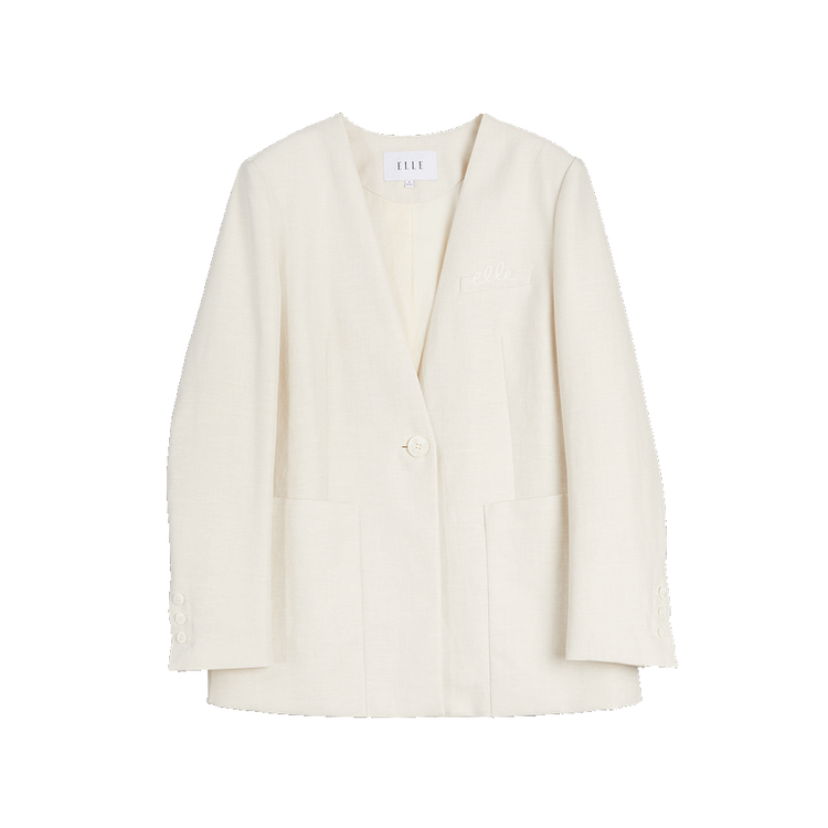 ELLE Деловой костюм женский ecru с V-образным вырезом Moderate
ELLE Деловой костюм женский ecru с V-образным вырезом Moderate