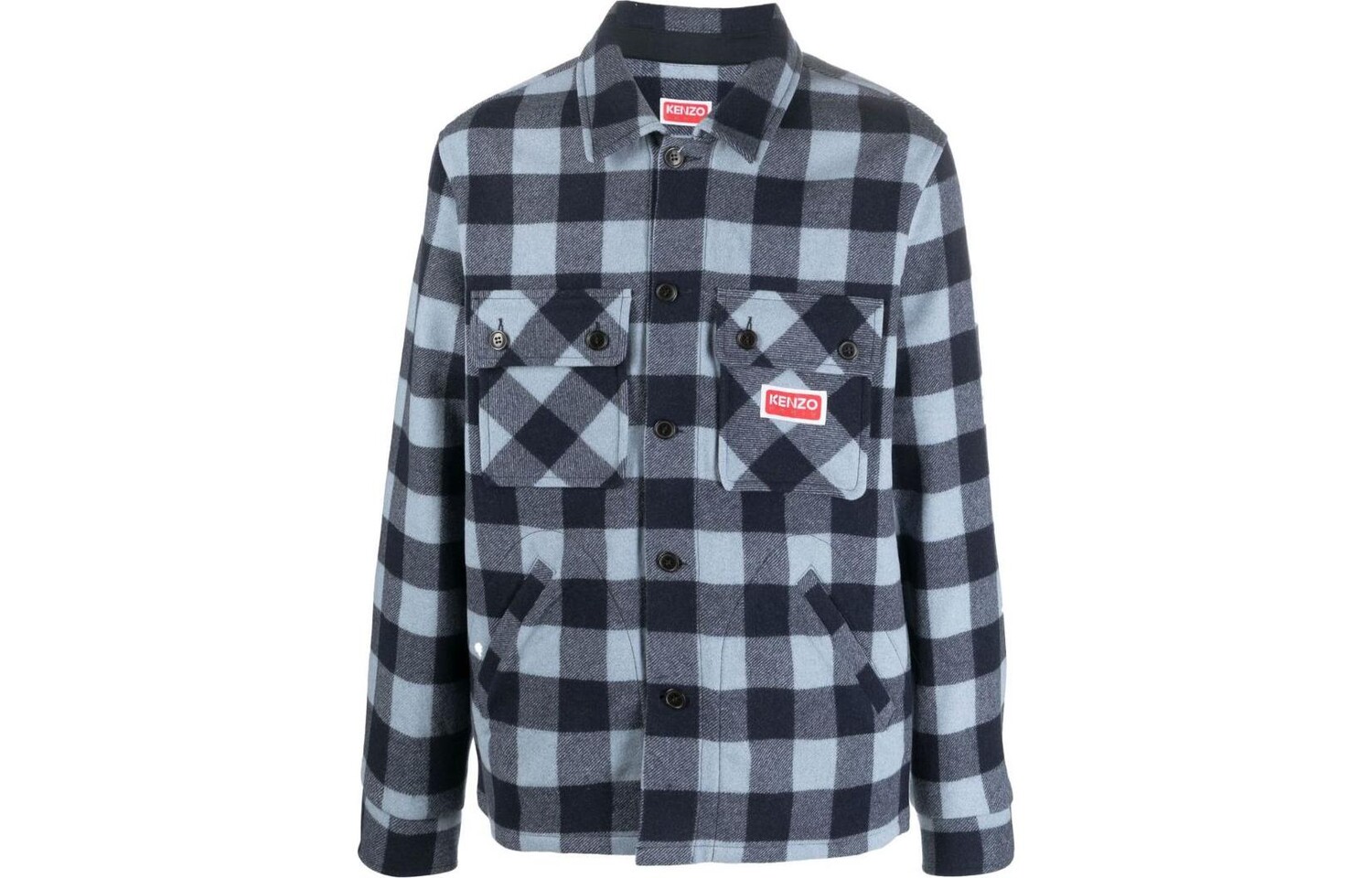 Рубашка мужская небесно-голубая Kenzo, голубой 
Рубашка мужская небесно-голубая Kenzo, голубой