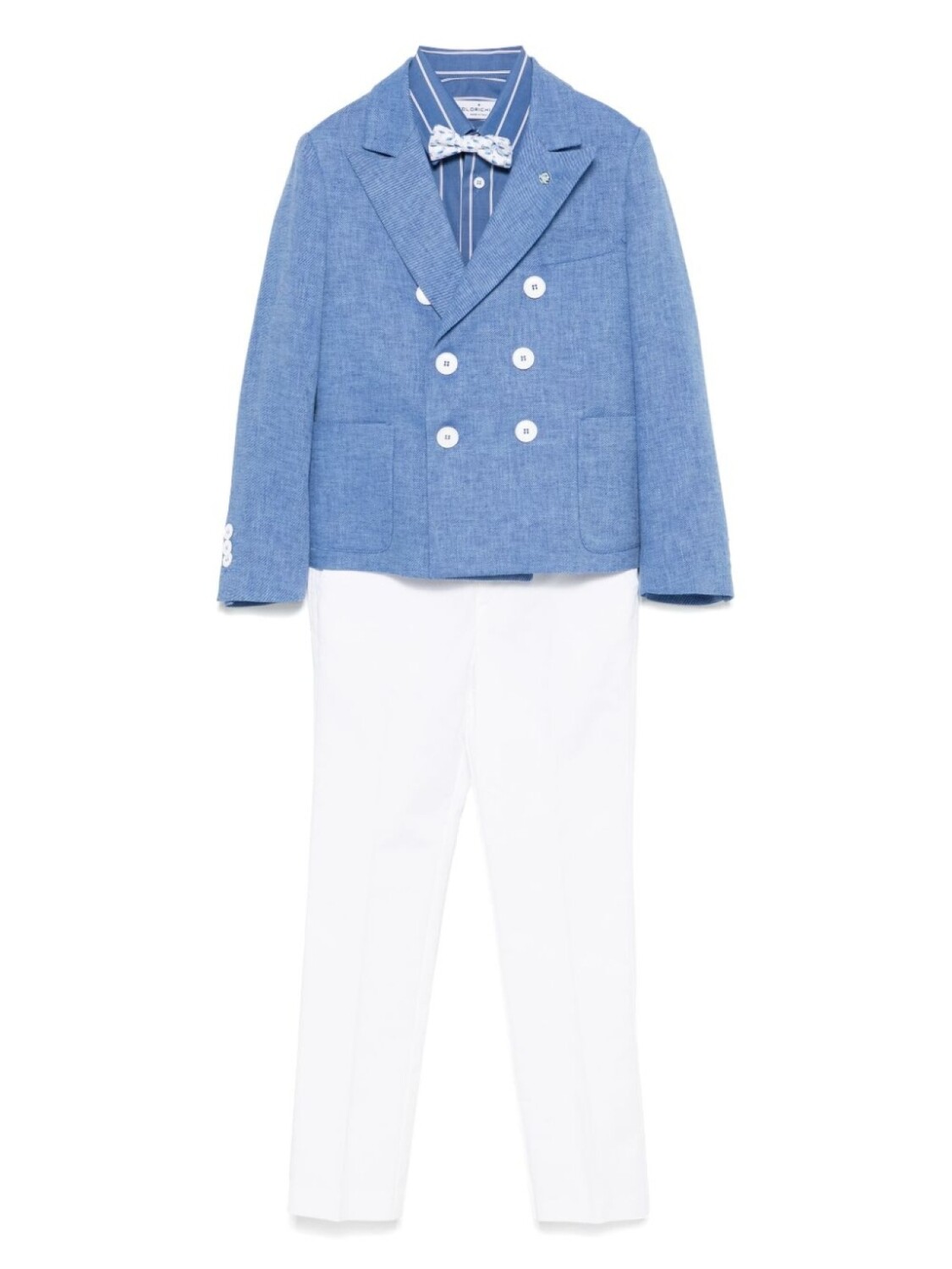 Colorichiari костюм в стиле колор-блок, синий 
Colorichiari костюм в стиле колор-блок, синий