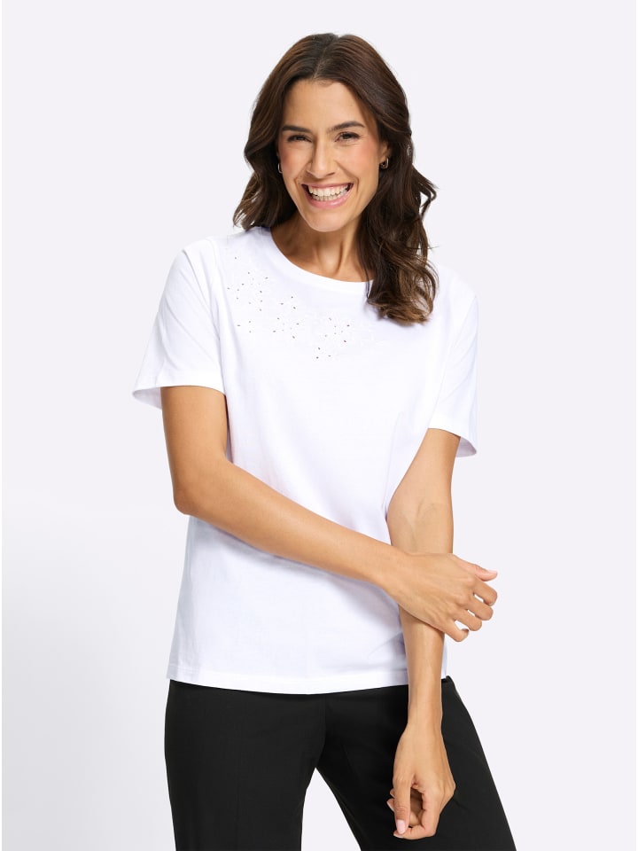 Белая рубашка с круглым вырезом WITT WEIDEN
Белая рубашка с круглым вырезом WITT WEIDEN