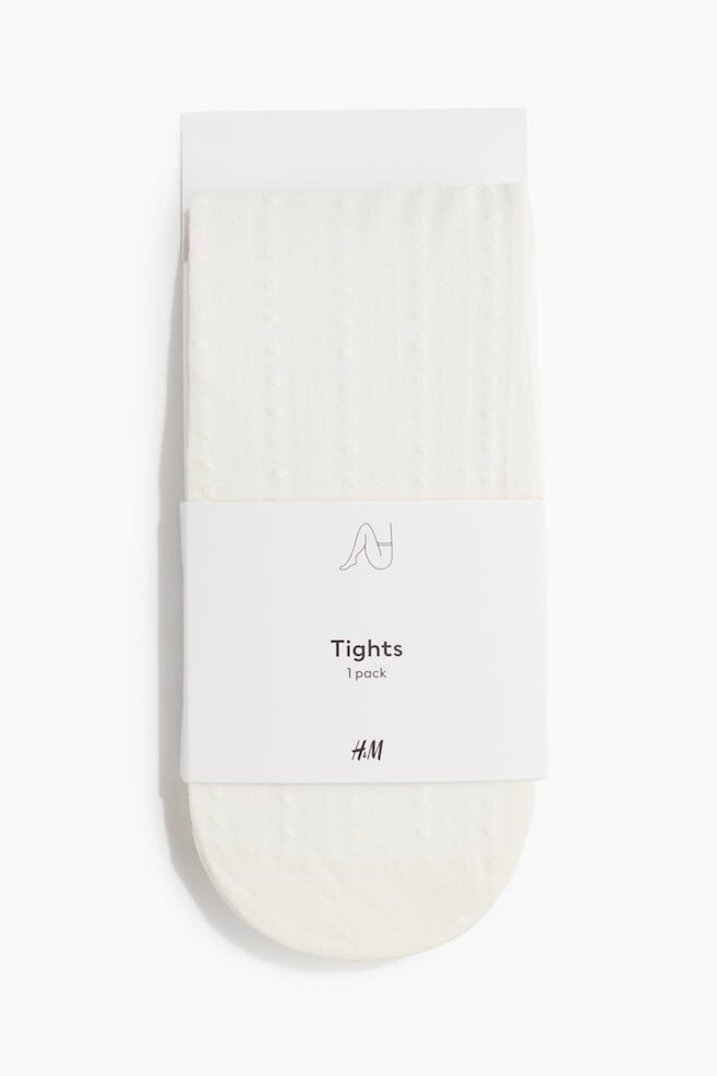 Узорчатые колготки H&M, белый
Узорчатые колготки H&M, белый