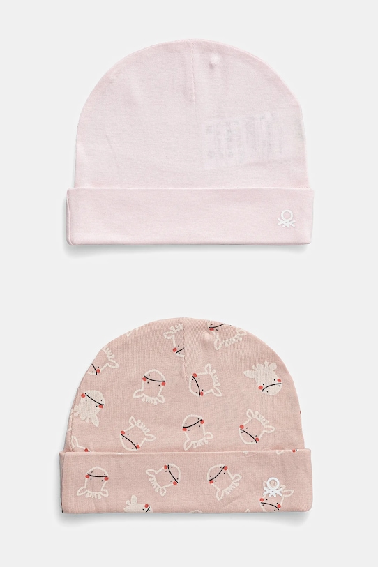 Хлопковая шапочка для новорожденных (2 шт.) United Colors Of Benetton, розовый
Хлопковая шапочка для новорожденных (2 шт.) United Colors Of Benetton, розовый