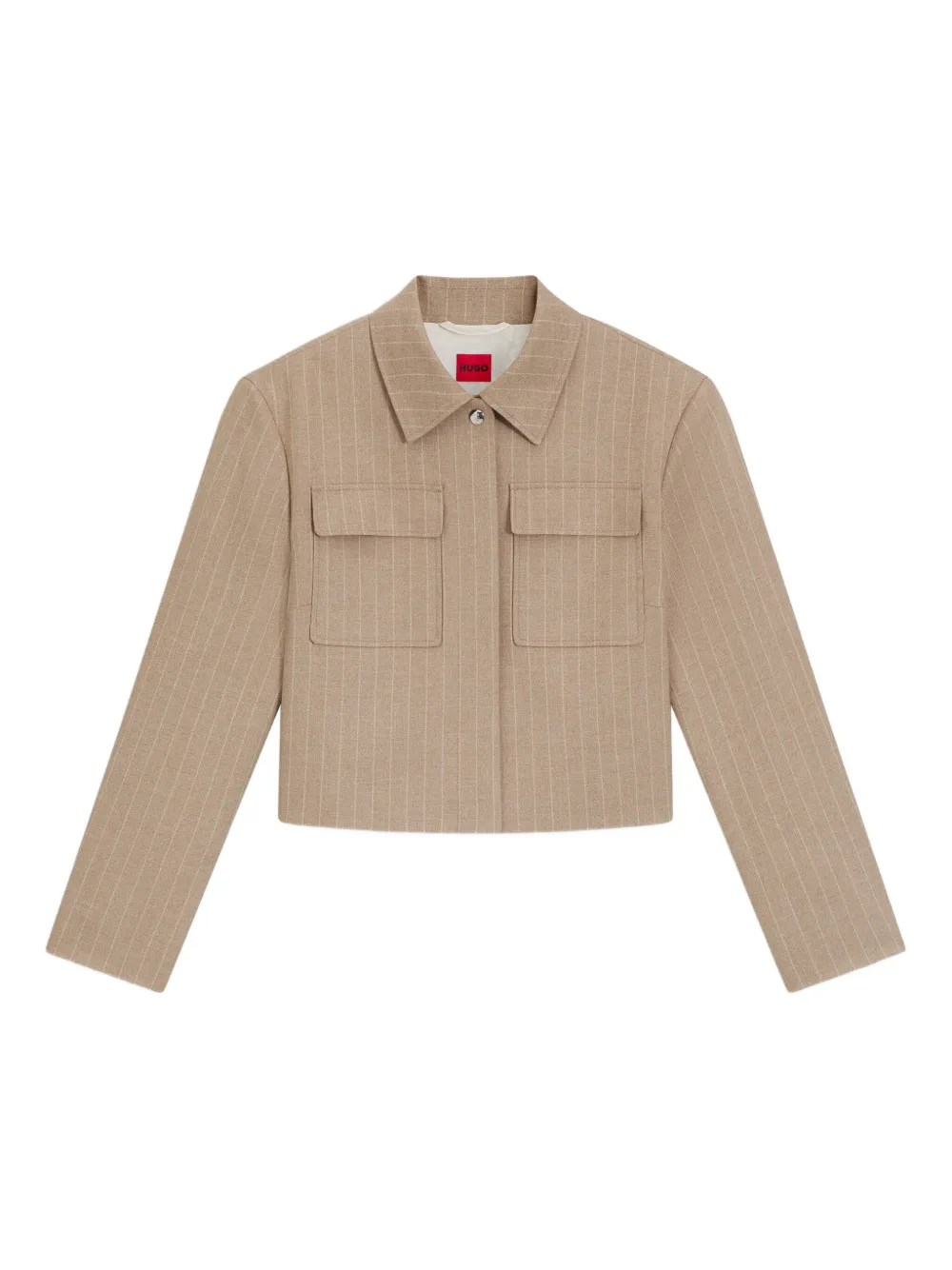 Укороченная куртка в тонкую полоску HUGO, нейтральный
Укороченная куртка в тонкую полоску HUGO, нейтральный