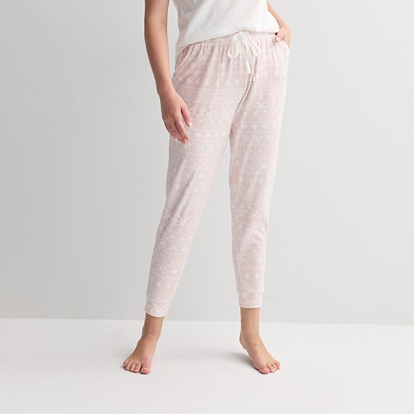 Женские пижамные брюки с манжетами и рубчиками Sonoma Goods For Life, Pink Fairisle
Женские пижамные брюки с манжетами и рубчиками Sonoma Goods For Life, Pink Fairisle