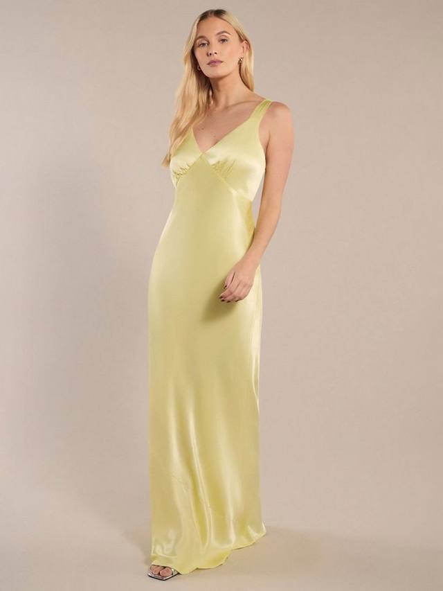 Платье для подружек невесты Amelia из сатина с косым кроем Rewritten, Lemonade
Платье для подружек невесты Amelia из сатина с косым кроем Rewritten, Lemonade