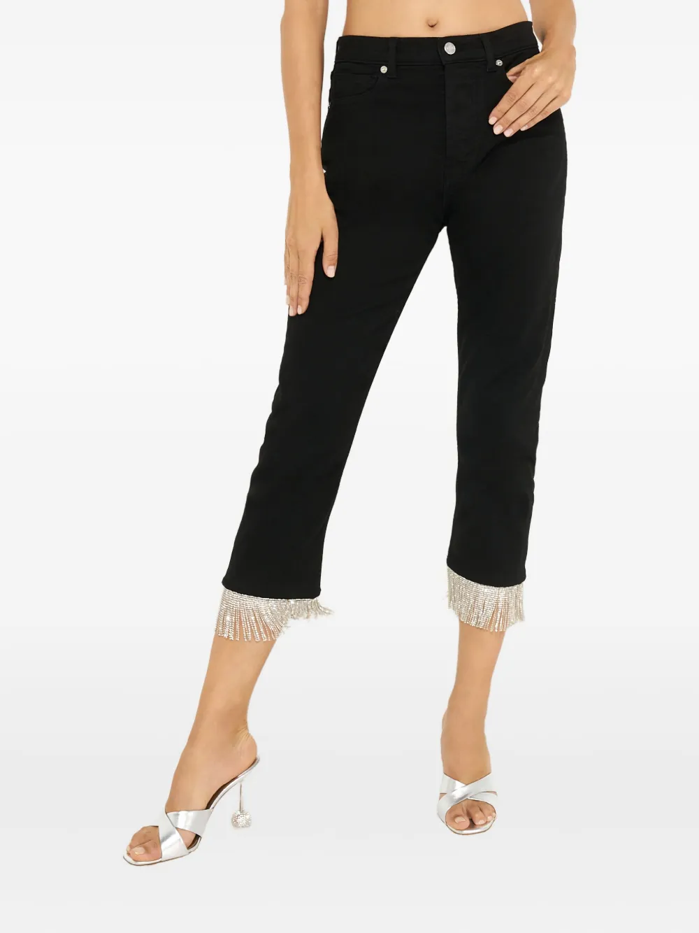 Джинсы с бахромой Alexandre Vauthier, черный
Джинсы с бахромой Alexandre Vauthier, черный