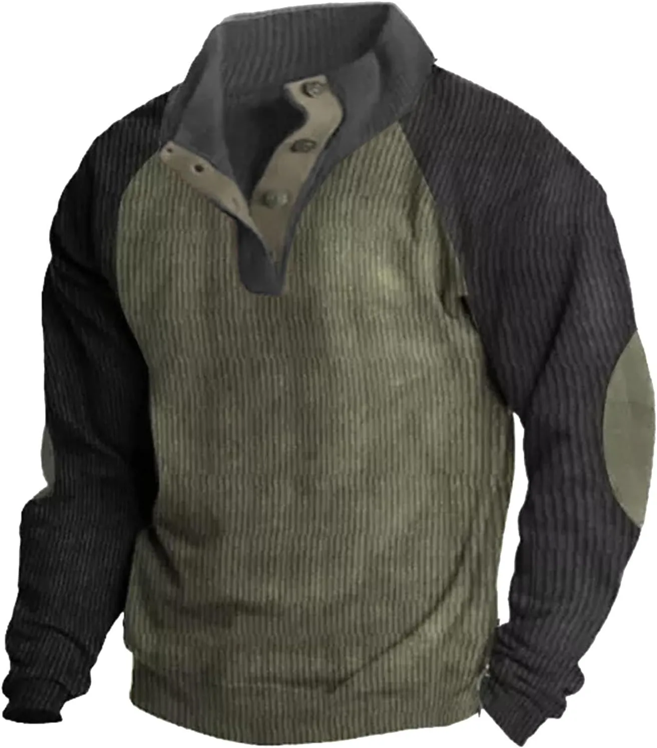 Свитшот с воротником-стойкой, мужской, с длинным рукавом, цветной блок, на пуговицах
Свитшот с воротником-стойкой, мужской, с длинным рукавом, цветной блок, на пуговицах