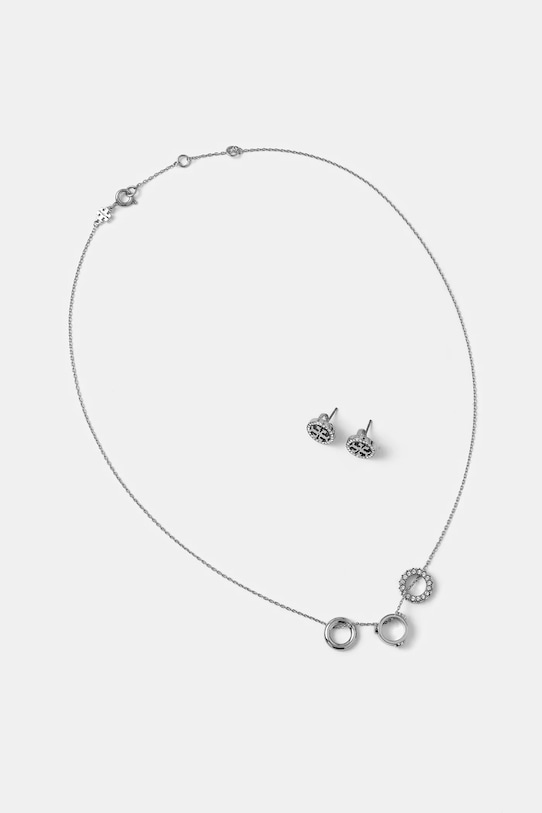 Колье и серьги Miller Pave Tory Burch, серебряный
Колье и серьги Miller Pave Tory Burch, серебряный
