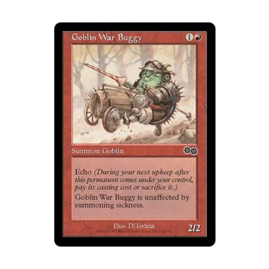 CCG Боевой багги гоблинов (C), MTG - Urza's Saga
CCG Боевой багги гоблинов (C), MTG - Urza's Saga