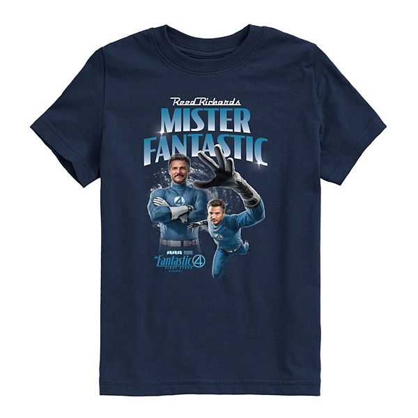 Футболка с принтом Mr Fantastic из Fantastic Four для мальчиков 8-20 Marvel, Navy
Футболка с принтом Mr Fantastic из Fantastic Four для мальчиков 8-20 Marvel, Navy