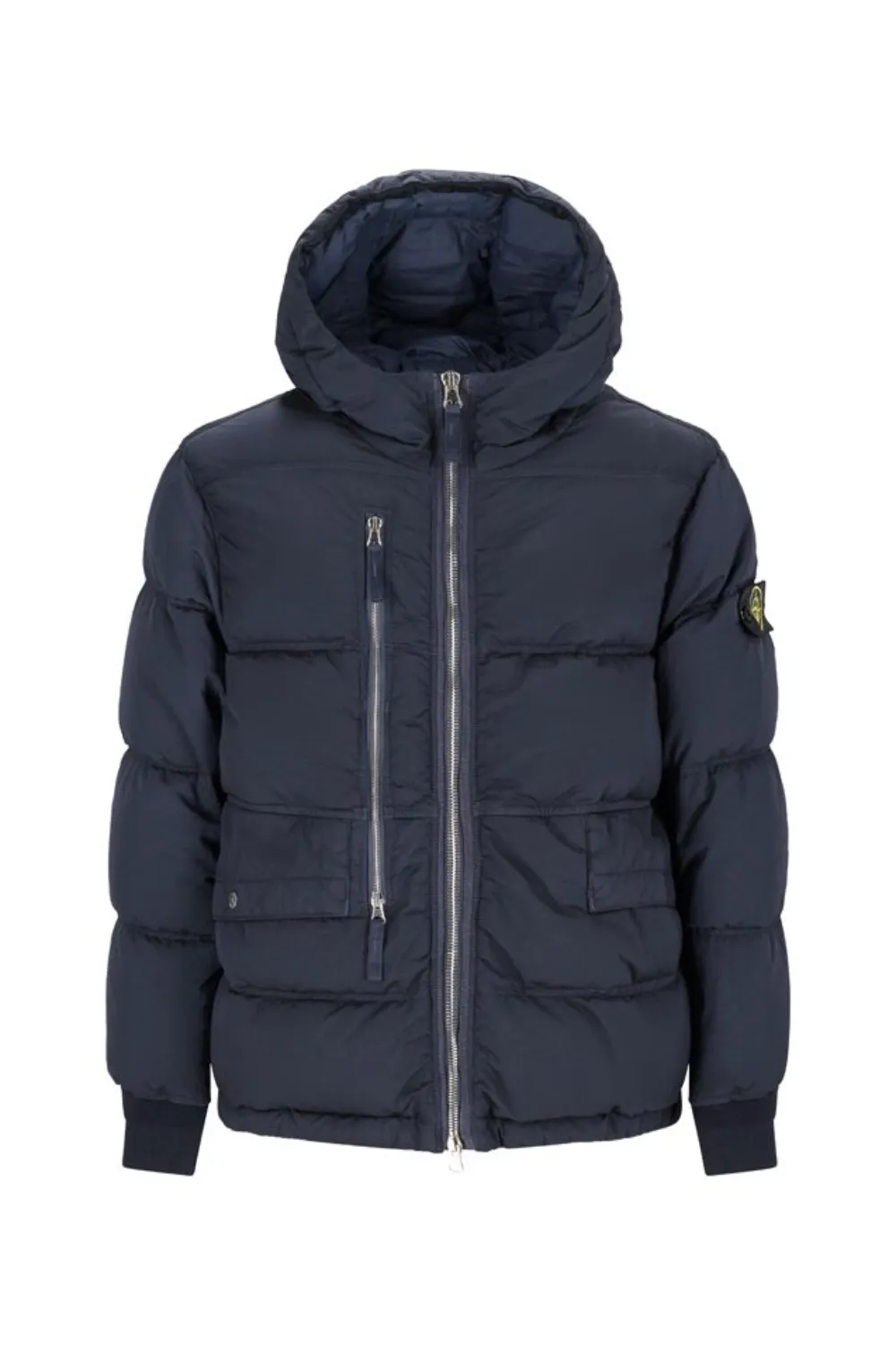 Пуховик с капюшоном Stone Island, синий
Пуховик с капюшоном Stone Island, синий