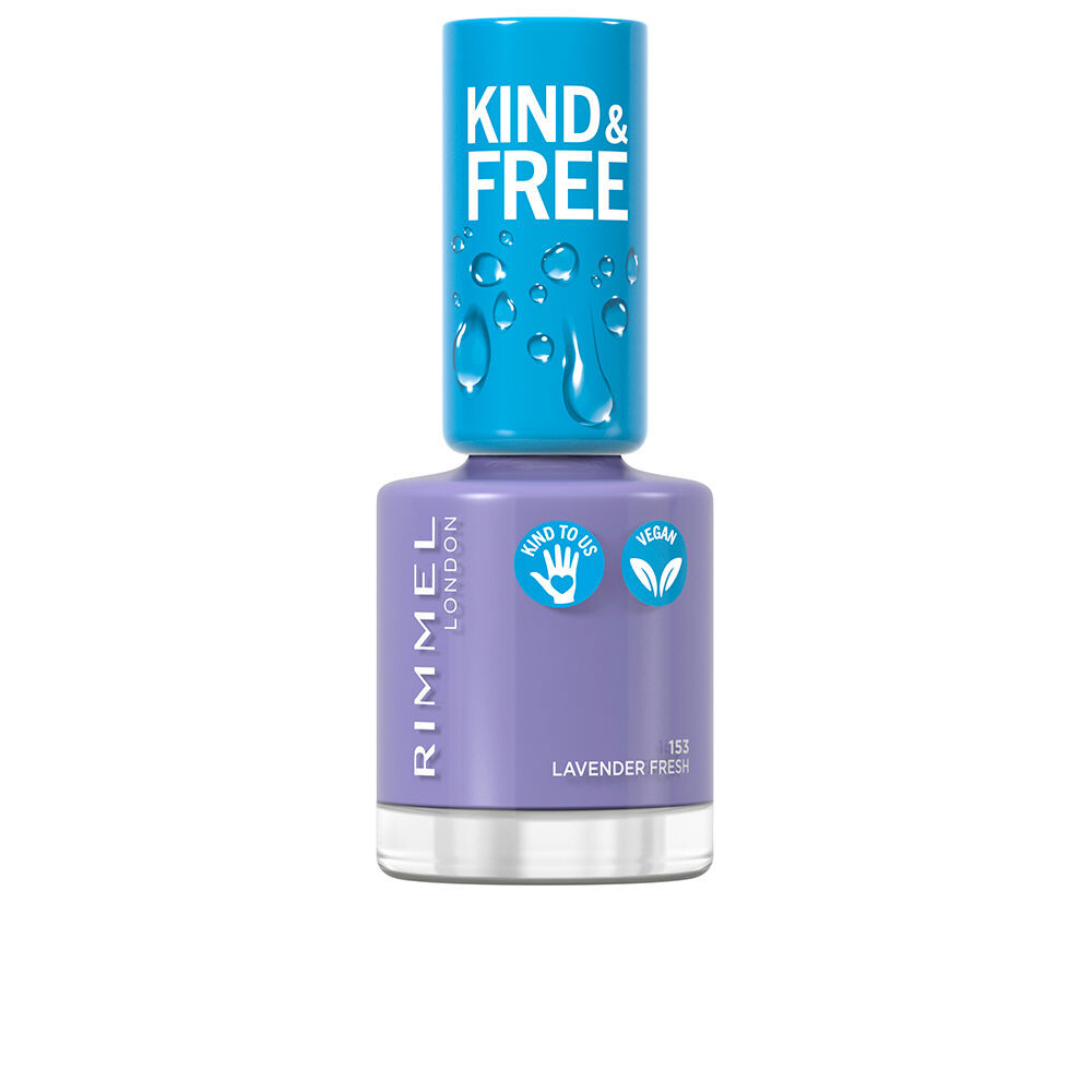 Лак для ногтей Kind & free nail polish Rimmel london, 8 мл, 153-lavender light
Лак для ногтей Kind & free nail polish Rimmel london, 8 мл, 153-lavender light