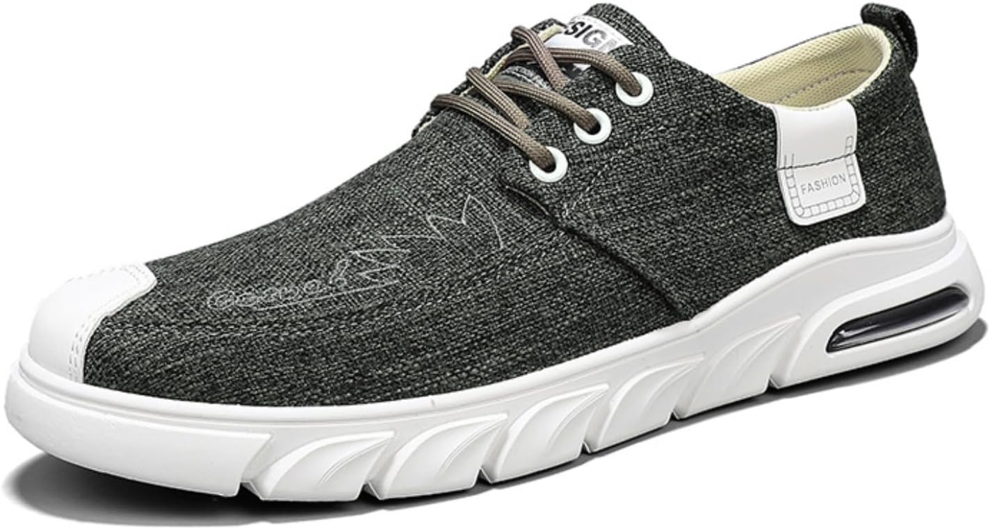 Мужские кеды XOEKD на холщовой основе, модные, комфортные и противоскользящие, с круглым носком, мягкой подошвой с воздушной подушкой, шнуровкой, низким верхом, повседневные, подходят для прогулок на улице и вождения, зеленый
Мужские кеды XOEKD на холщовой основе, модные, комфортные и противоскользящие, с круглым носком, мягкой подошвой с воздушной подушкой, шнуровкой, низким верхом, повседневные, подходят для прогулок на улице и вождения, зеленый