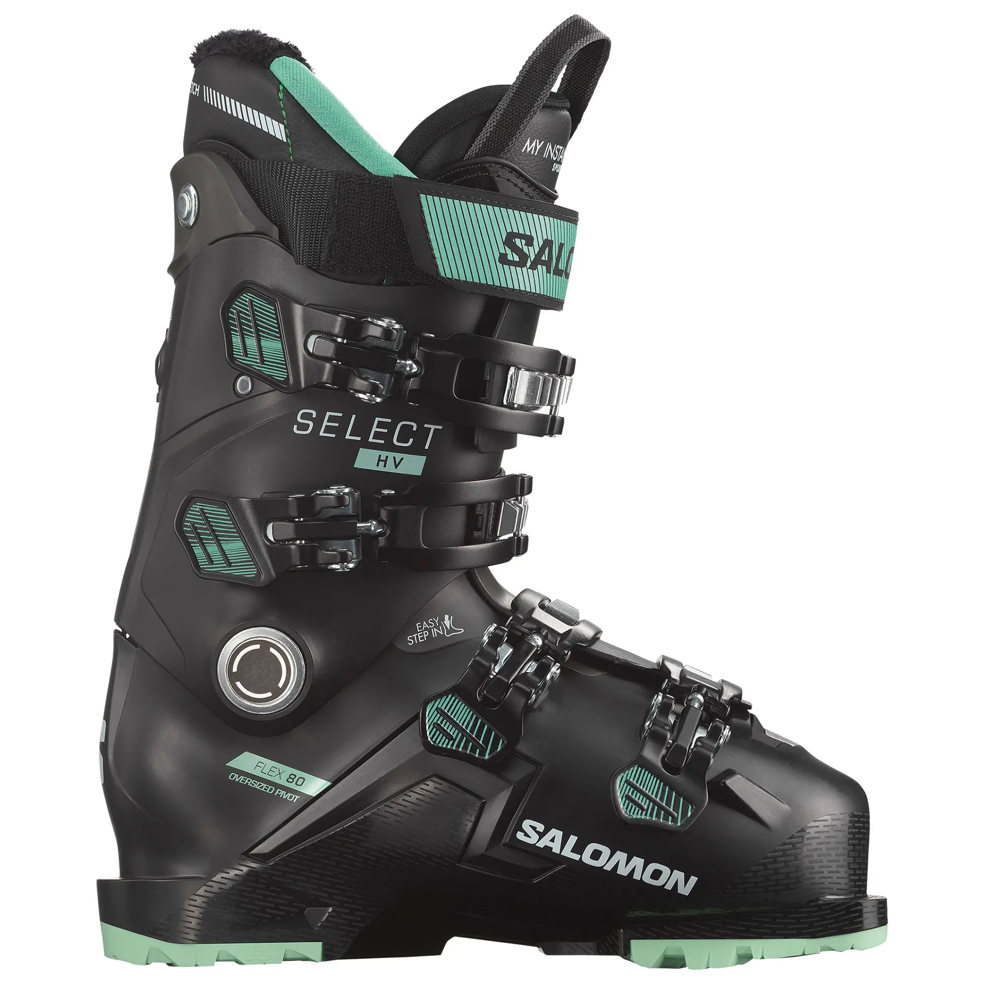 Женские горнолыжные ботинки Select HV 80, размер 25 Salomon, Black/Spearmint/Beluga
Женские горнолыжные ботинки Select HV 80, размер 25 Salomon, Black/Spearmint/Beluga