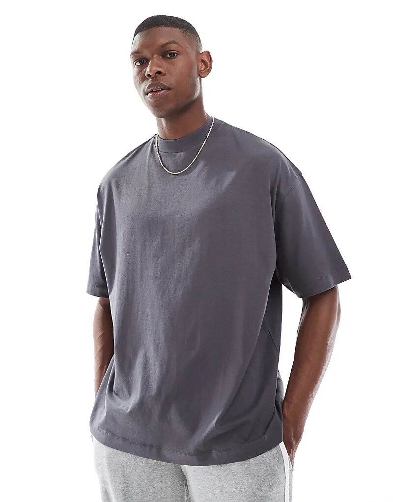 Футболка оверсайз с высоким воротом от ASOS DESIGN, цвет «уголь»
Футболка оверсайз с высоким воротом от ASOS DESIGN, цвет «уголь»