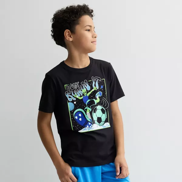 Футболка с принтом для мальчиков 8-20 лет, обычная и свободная Tek Gear, цвет black soccer
Футболка с принтом для мальчиков 8-20 лет, обычная и свободная Tek Gear, цвет black soccer