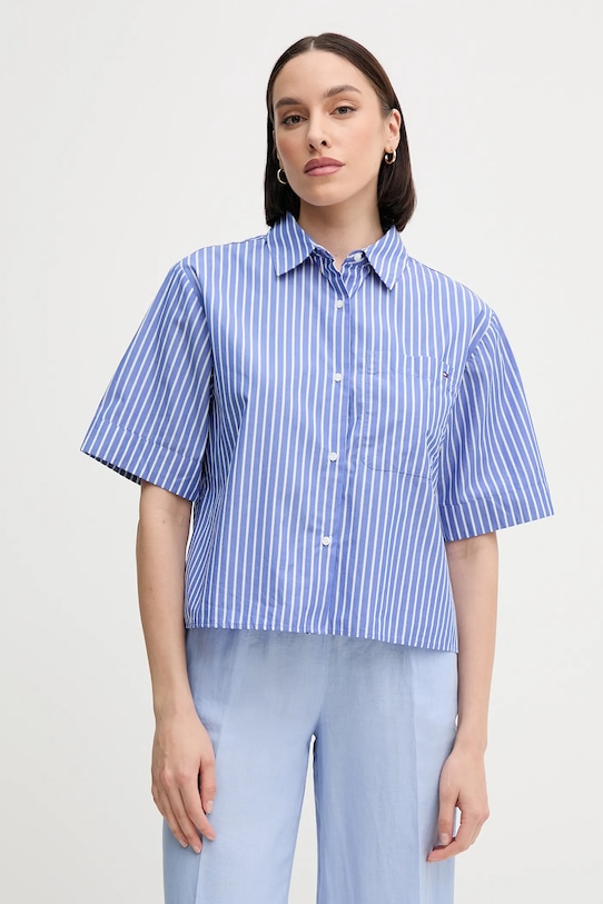 Хлопковая рубашка Tommy Hilfiger, фиолетовый
Хлопковая рубашка Tommy Hilfiger, фиолетовый