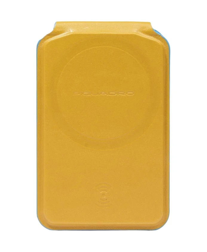 Кожаный кошелек MagSafe с перезаряжаемым трекером. Piquadro, желтый
Кожаный кошелек MagSafe с перезаряжаемым трекером. Piquadro, желтый