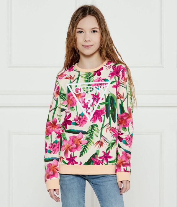 Толстовка детская Guess с цветочным принтом, мультиколор
Толстовка детская Guess с цветочным принтом, мультиколор