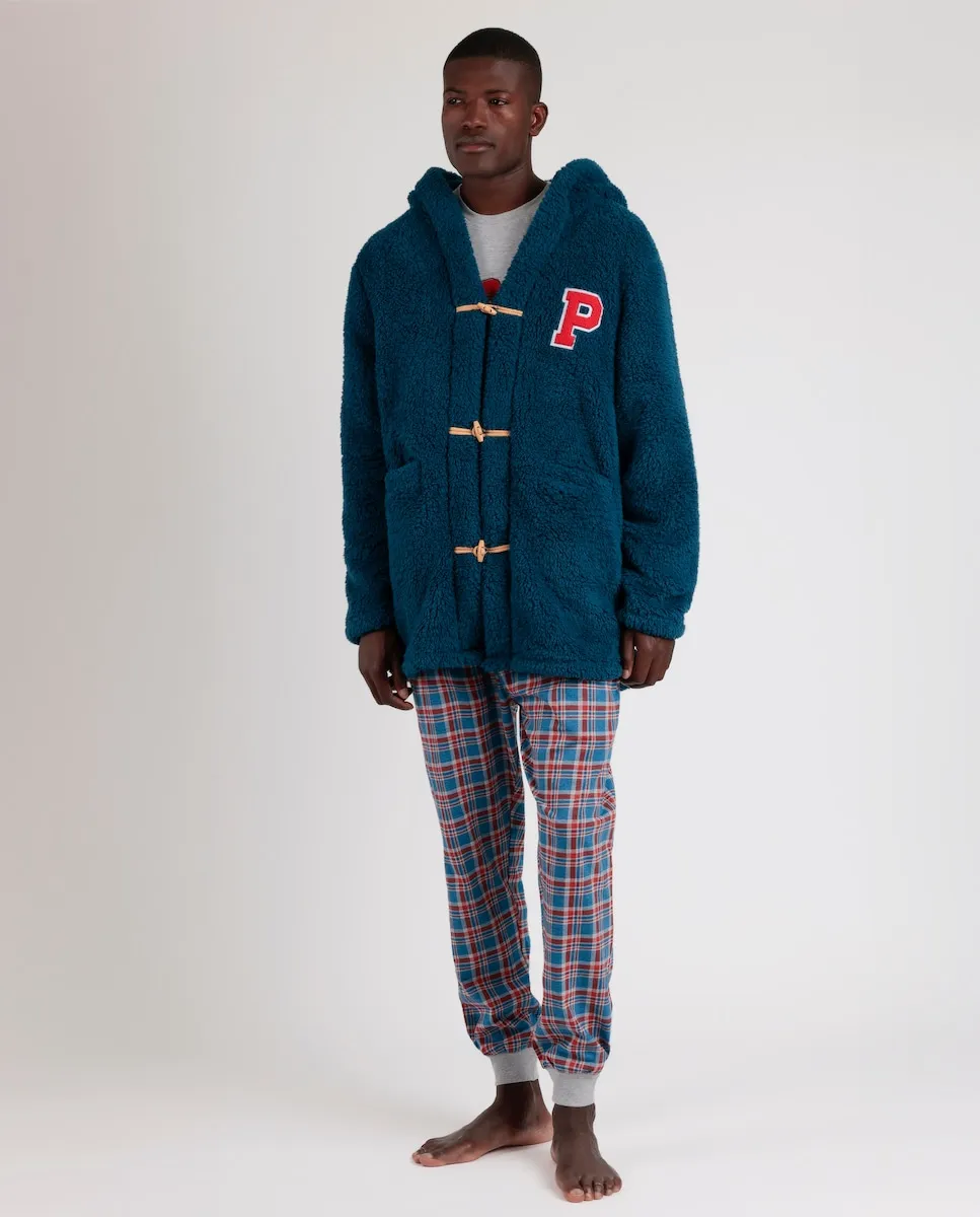 Мужской халат с длинными рукавами из теплой ткани темно-синего цвета Paddington, темно-синий
Мужской халат с длинными рукавами из теплой ткани темно-синего цвета Paddington, темно-синий