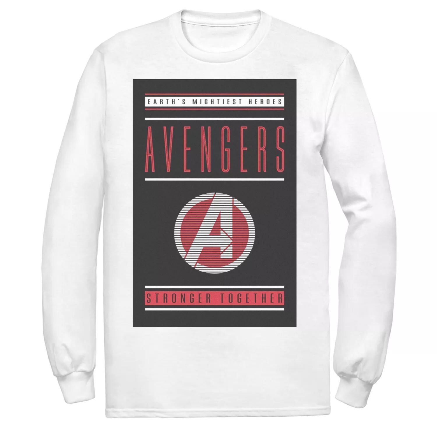 Мужская футболка с длинными рукавами и рисунком Marvel Avengers Endgame Stronger Together
Мужская футболка с длинными рукавами и рисунком Marvel Avengers Endgame Stronger Together