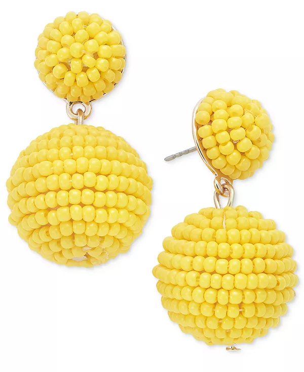 Серьги-Подвески, украшенные бисером, созданные для Macy's On 34Th, yellow
Серьги-Подвески, украшенные бисером, созданные для Macy's On 34Th, yellow