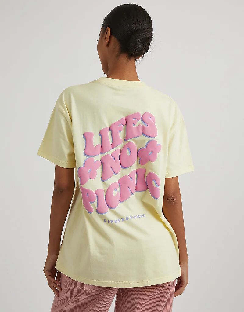Футболка Skinnydip London «Жизнь не пикник» цвета пахты желтого цвета
Футболка Skinnydip London «Жизнь не пикник» цвета пахты желтого цвета