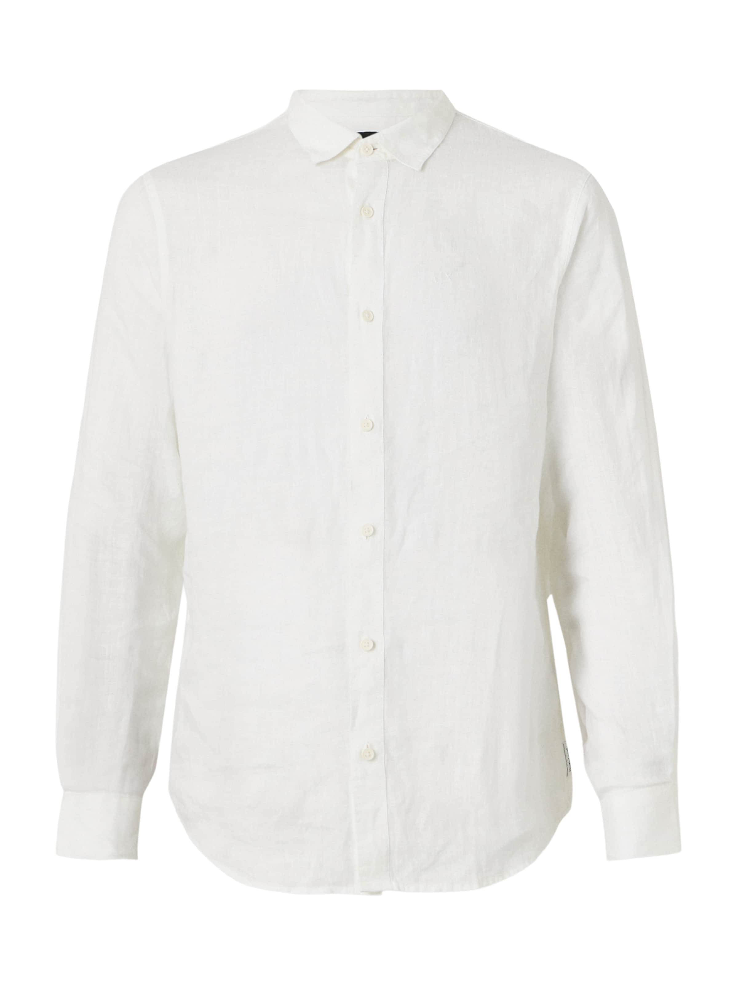 ARMANI EXCHANGE Рубашка на пуговицах Regular fit из шерсти, белая
ARMANI EXCHANGE Рубашка на пуговицах Regular fit из шерсти, белая