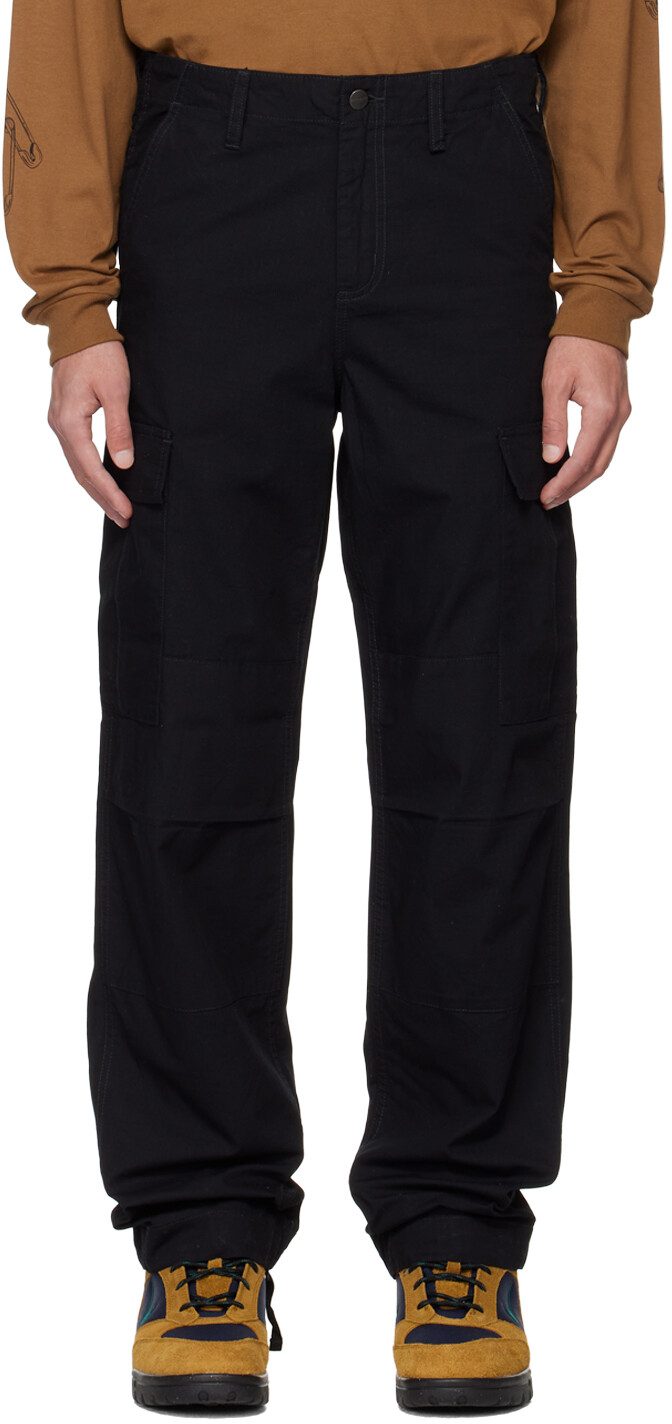 Черные брюки-карго стандартного размера Carhartt Work In Progress
Черные брюки-карго стандартного размера Carhartt Work In Progress