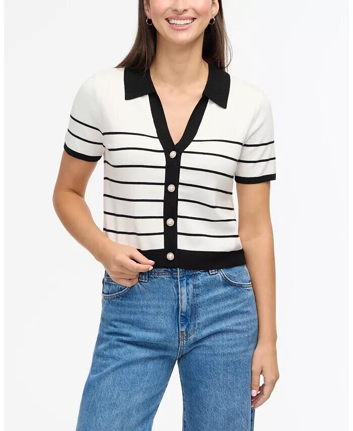 Женский свитер-поло с контрастной отделкой Ellen Tracy, коричневый/бежевый
Женский свитер-поло с контрастной отделкой Ellen Tracy, коричневый/бежевый