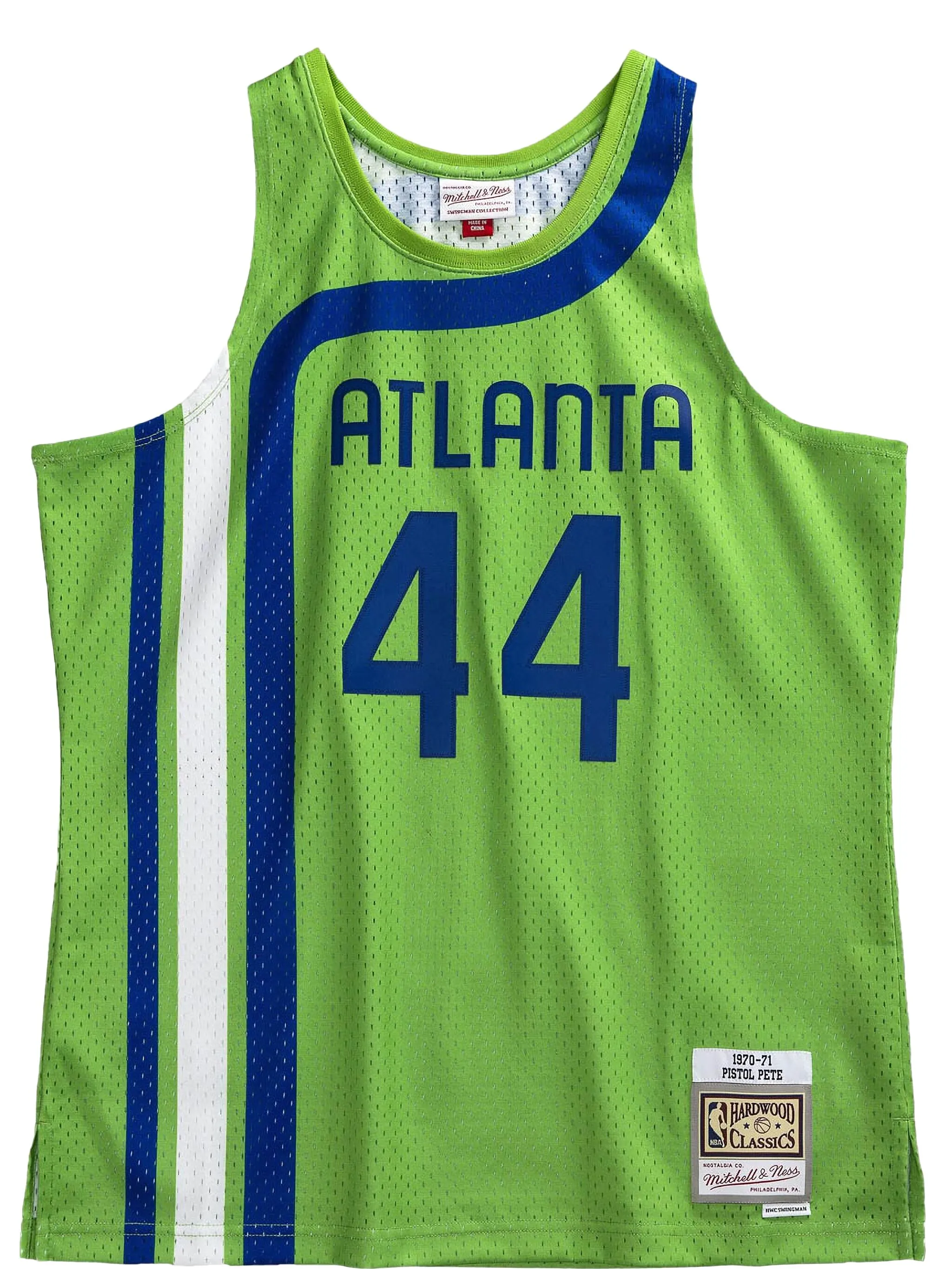 Топ 1970/71 Hardwood Classics Pete Maravich Atlanta Hawks Mitchell & Ness, зеленый
Топ 1970/71 Hardwood Classics Pete Maravich Atlanta Hawks Mitchell & Ness, зеленый