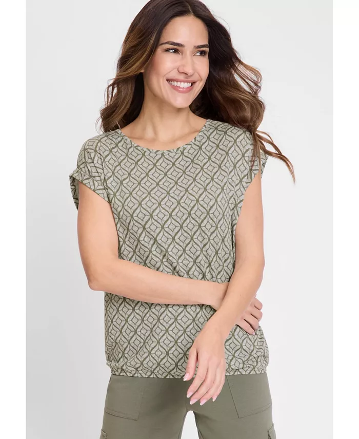 Женская футболка без рукавов с орнаментом Olsen, зеленый
Женская футболка без рукавов с орнаментом Olsen, зеленый