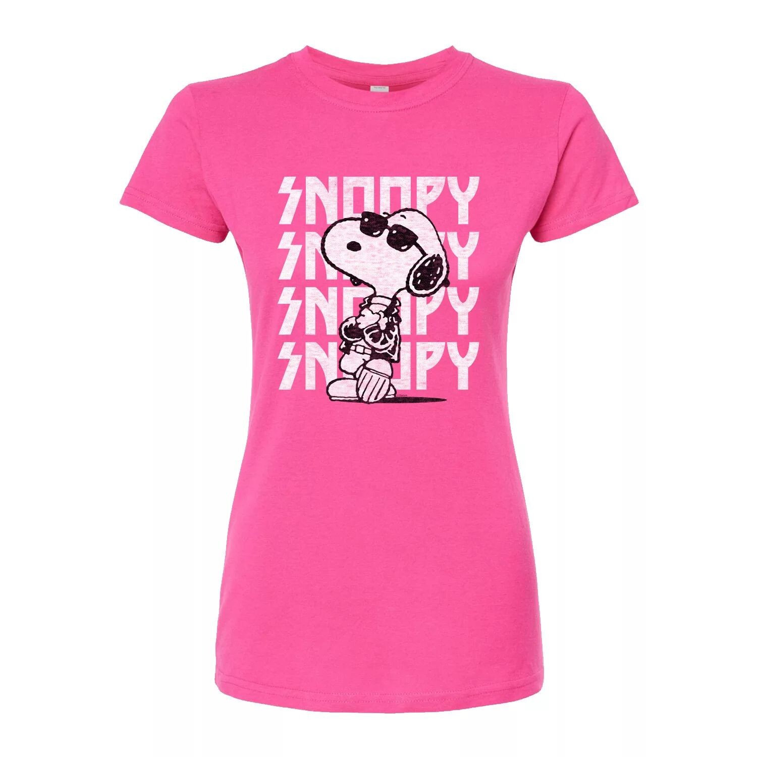Футболка с графическим рисунком Peanuts Charlie Brown & Snoopy Rock для юниоров Licensed Character, розовый 
Футболка с графическим рисунком Peanuts Charlie Brown & Snoopy Rock для юниоров Licensed Character, розовый