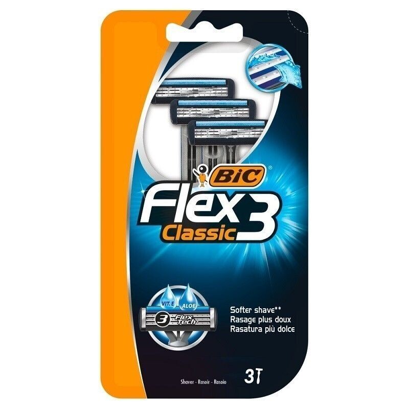 BIC Flex3 бритва для мужчин, 3 шт.
BIC Flex3 бритва для мужчин, 3 шт.
