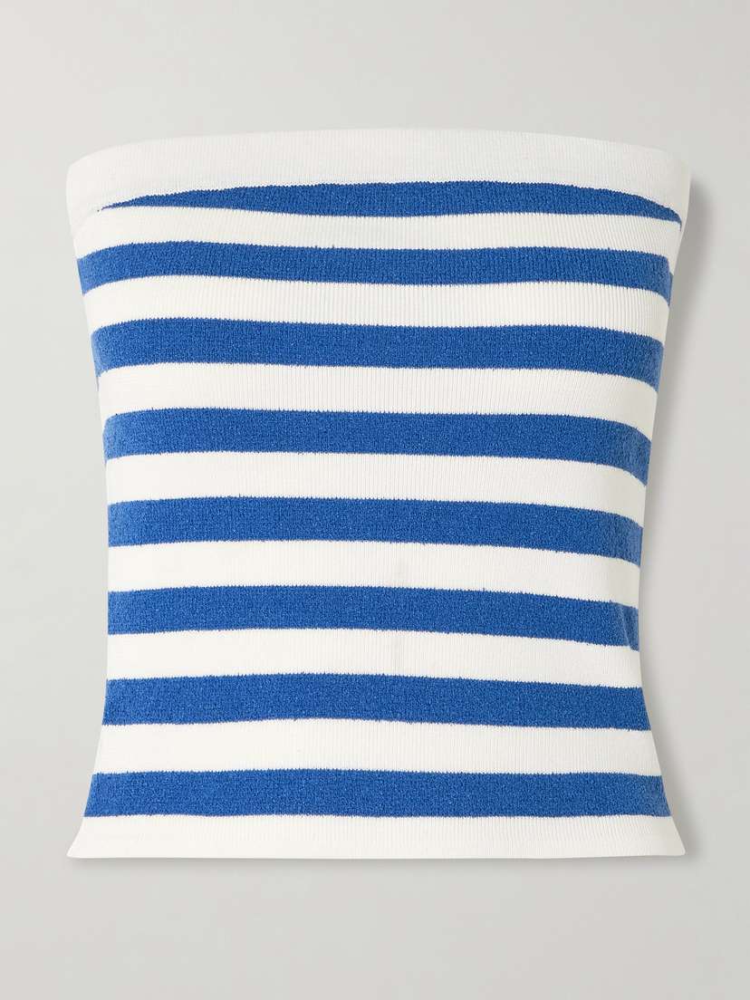 Укороченный полосатый трикотажный топ Ari Posse, мультиколор
Укороченный полосатый трикотажный топ Ari Posse, мультиколор