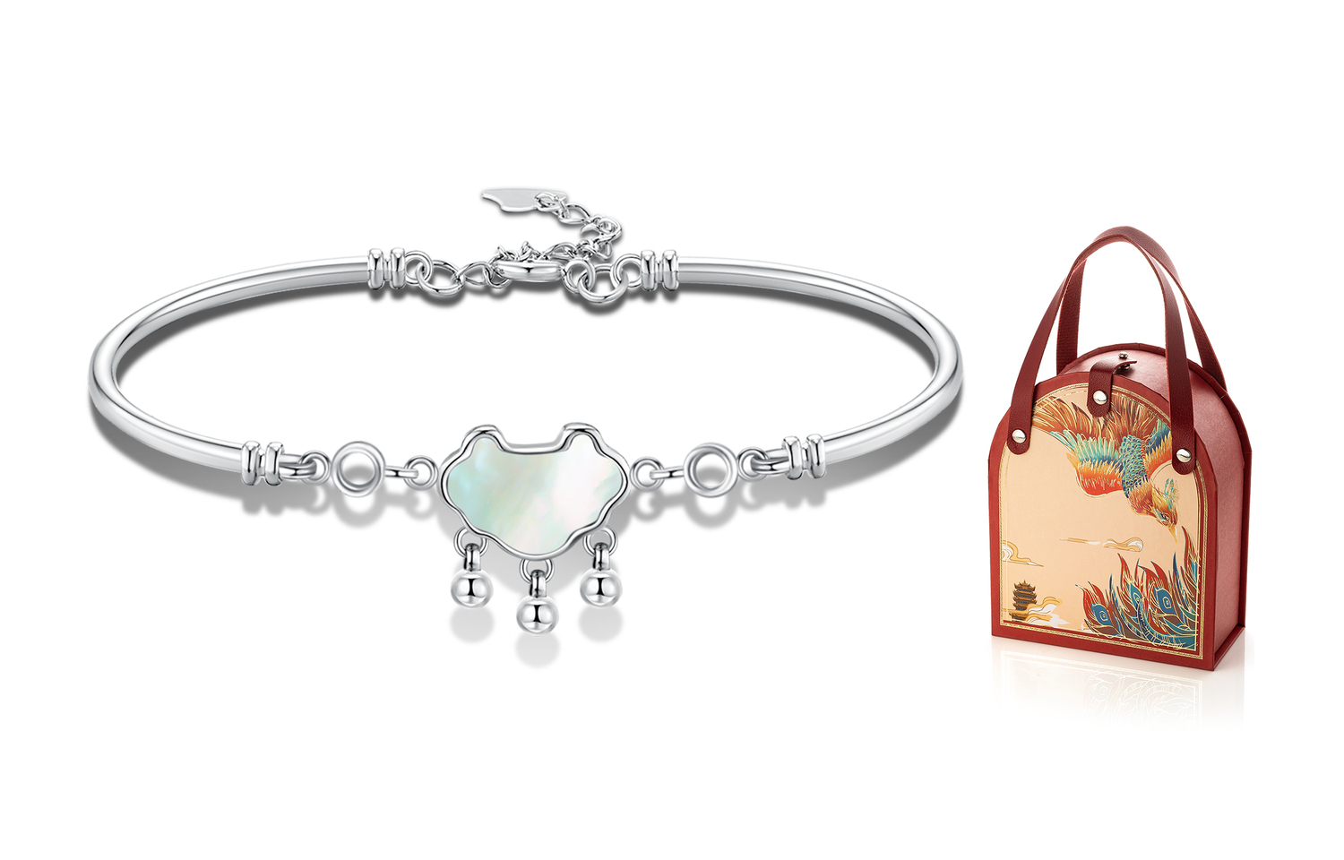 Женские браслеты Jodie&Kevin, Long-Lived Lock Bracelet + Phoenix In The Flying Gift Box
Женские браслеты Jodie&Kevin, Long-Lived Lock Bracelet + Phoenix In The Flying Gift Box