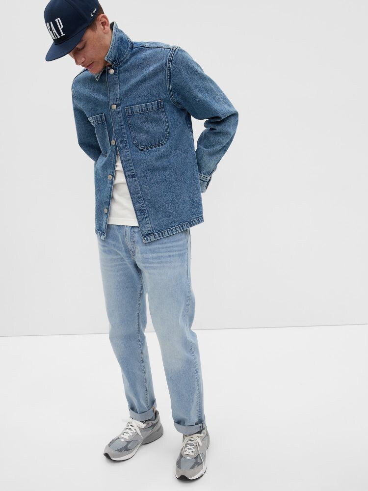 Прямые джинсы Gap, синий
Прямые джинсы Gap, синий